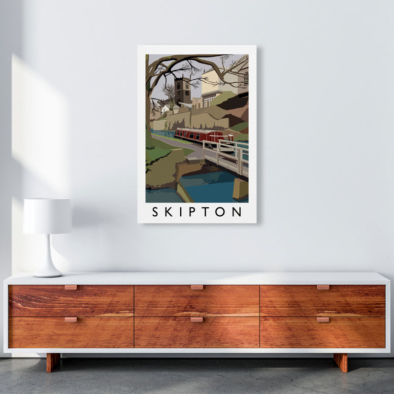 Skipton by Richard O'Neill Yorkshire Art Print, Vintage Travel Poster A1 Canvas
