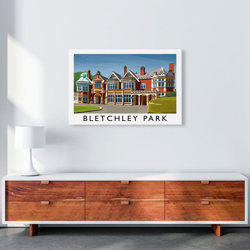 Bletchley Park by Richard O'Neill A1 Canvas