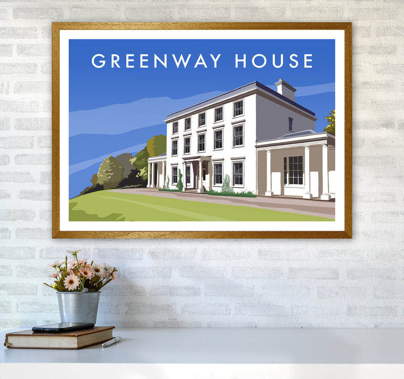 Greenway House Art Print by Richard O'Neill A1 Print Only