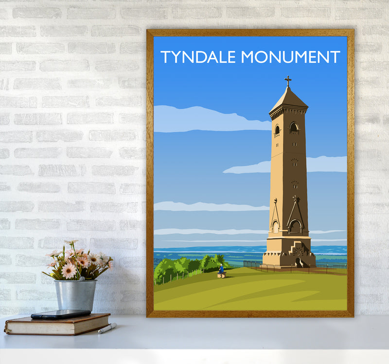 Tyndale Monument Travel Art Print by Richard O'Neill A1 Print Only