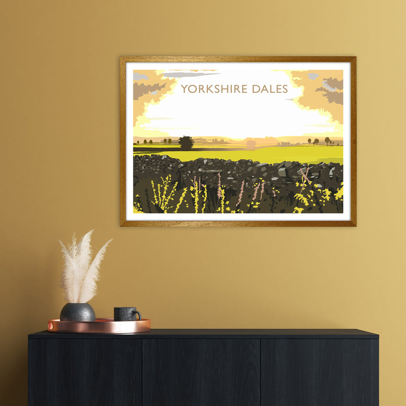 Yorkshire Dales Travel Art Print by Richard O'Neill A1 Print Only