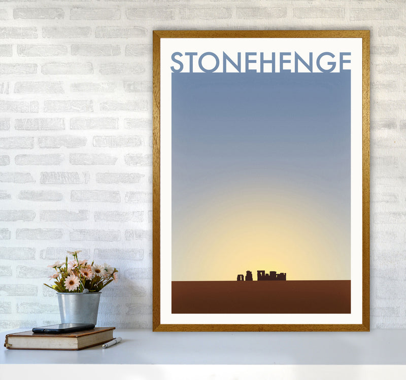 Stonehenge 2 (Day) Travel Art Print by Richard O'Neill A1 Print Only