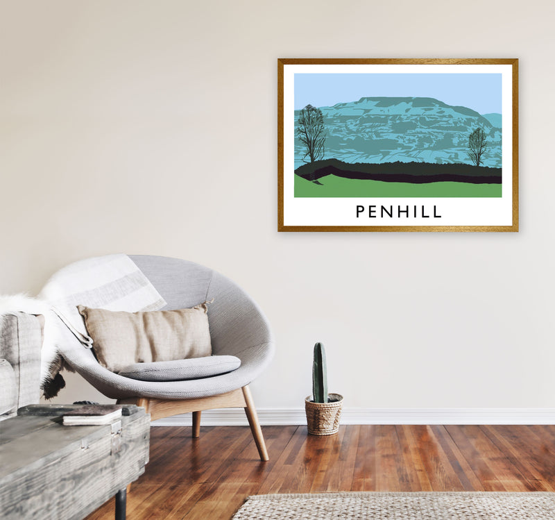 Penhill Art Print by Richard O'Neill A1 Print Only