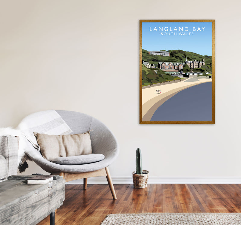 Langland Bay by Richard O'Neill A1 Print Only