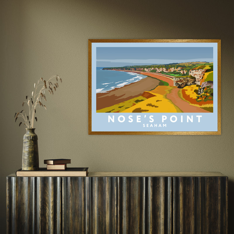 Nose's Point by Richard O'Neill A1 Oak Frame