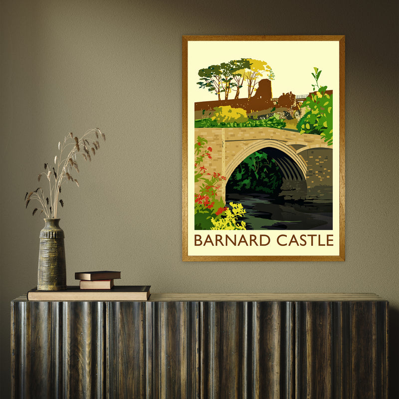 Barnard Castle 4 by Richard O'Neill A1 Oak Frame