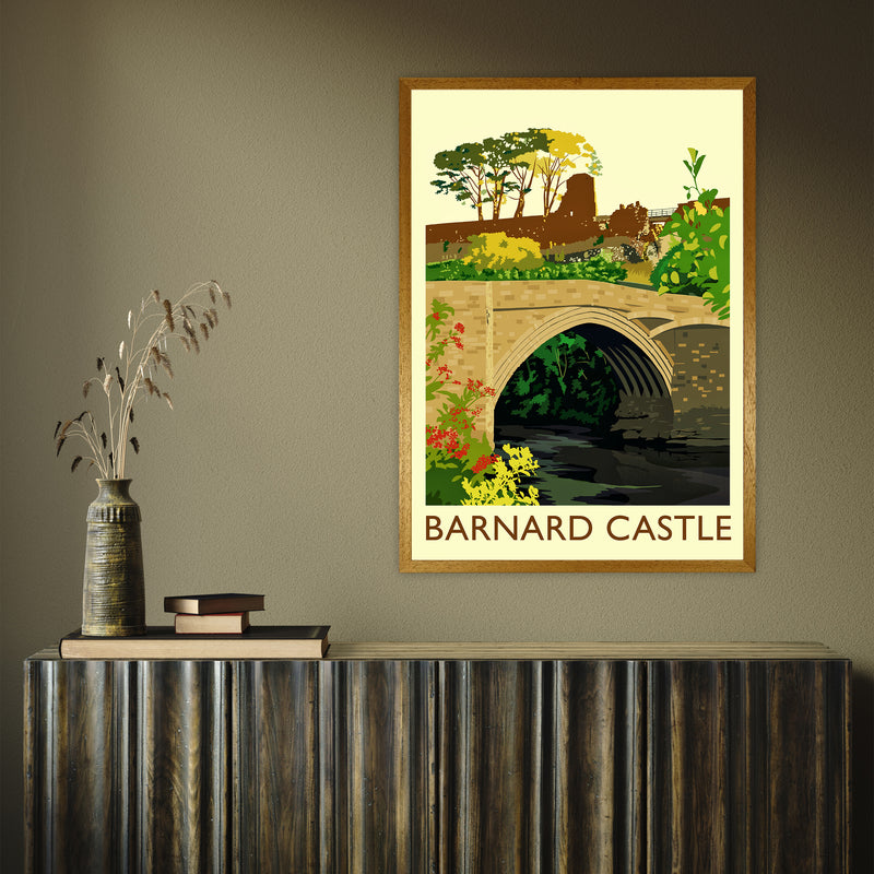 Barnard Castle 3 by Richard O'Neill A1 Oak Frame
