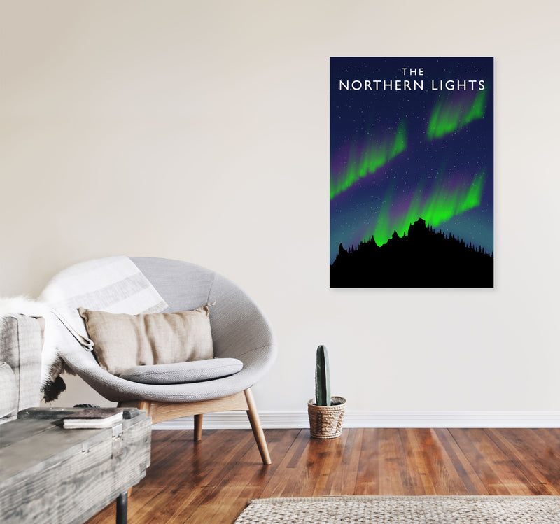The Northen Lights by Richard O'Neill A1 Black Frame