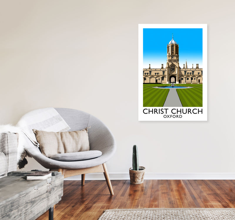 Christ Church Oxford by Richard O'Neill A1 Black Frame