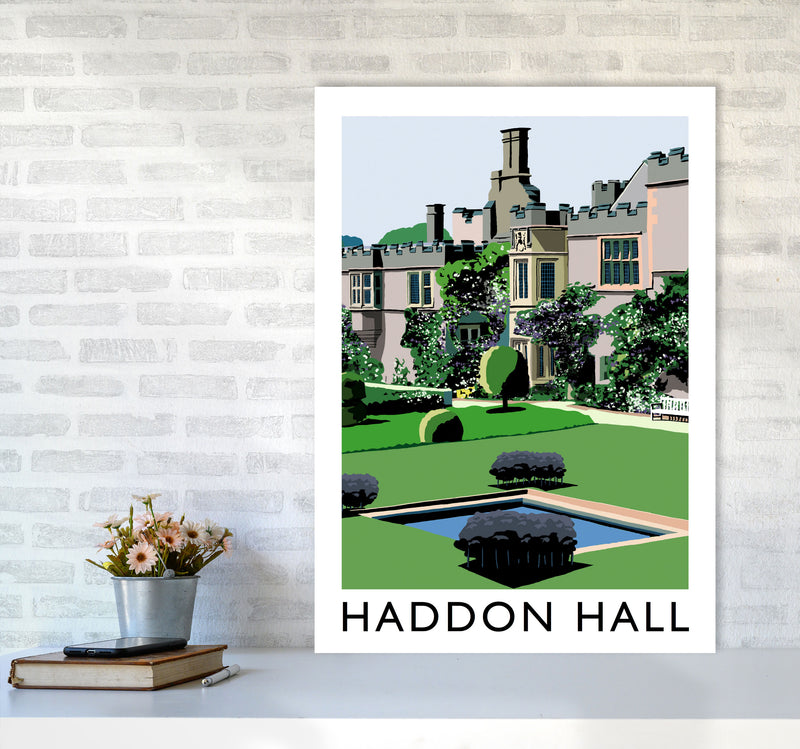 Haddon Hall by Richard O'Neill A1 Black Frame