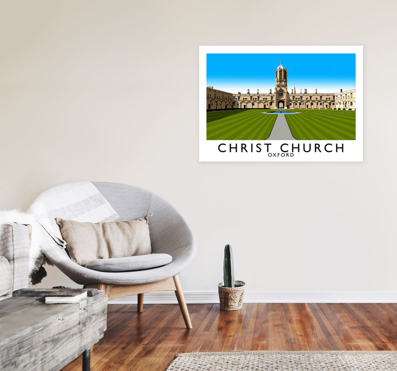 Christ Church Oxford 3 by Richard O'Neill A1 Black Frame