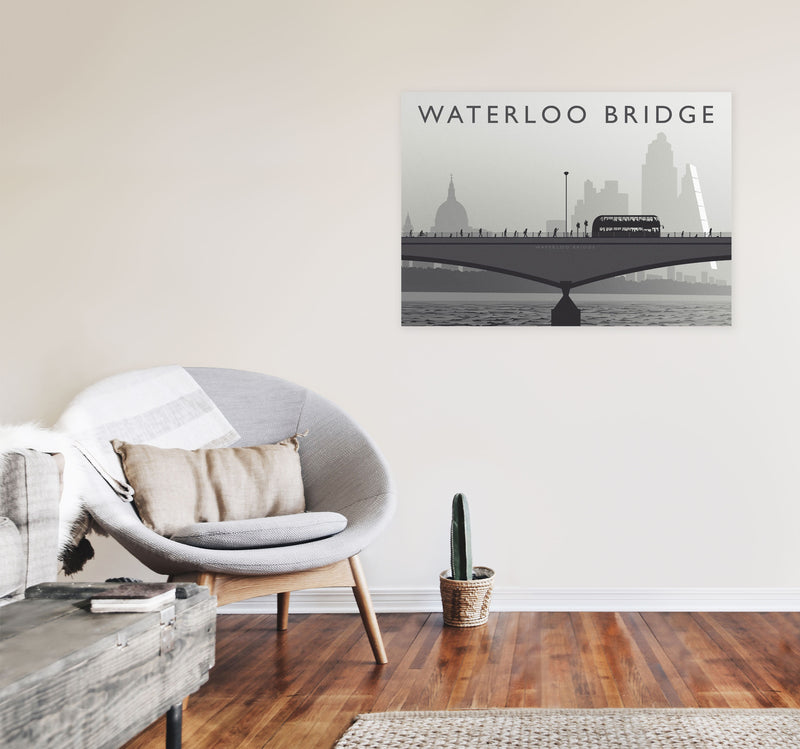 Waterloo Bridge by Richard O'Neill A1 Black Frame