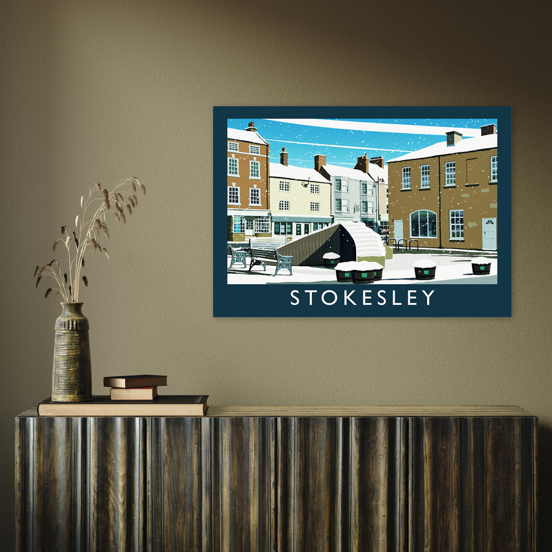 Stokesley (Snow) by Richard O'Neill A1 Print Only
