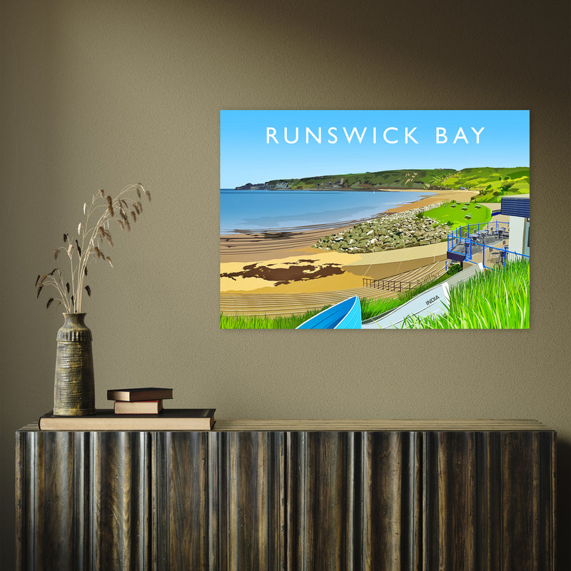 Runswick Bay 3 by Richard O'Neill A1 Print Only