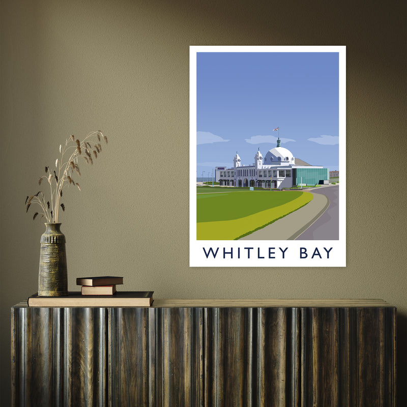 Whitley Bay portrait by Richard O'Neill A1 Print Only