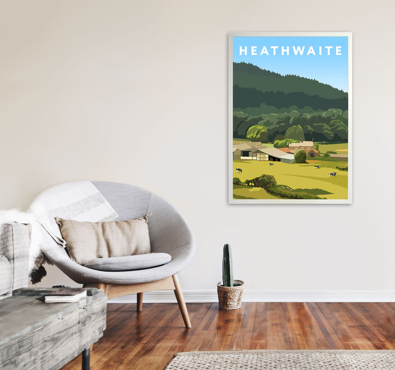 Heathwaite Portrait by Richard O'Neill A1 Oak Frame