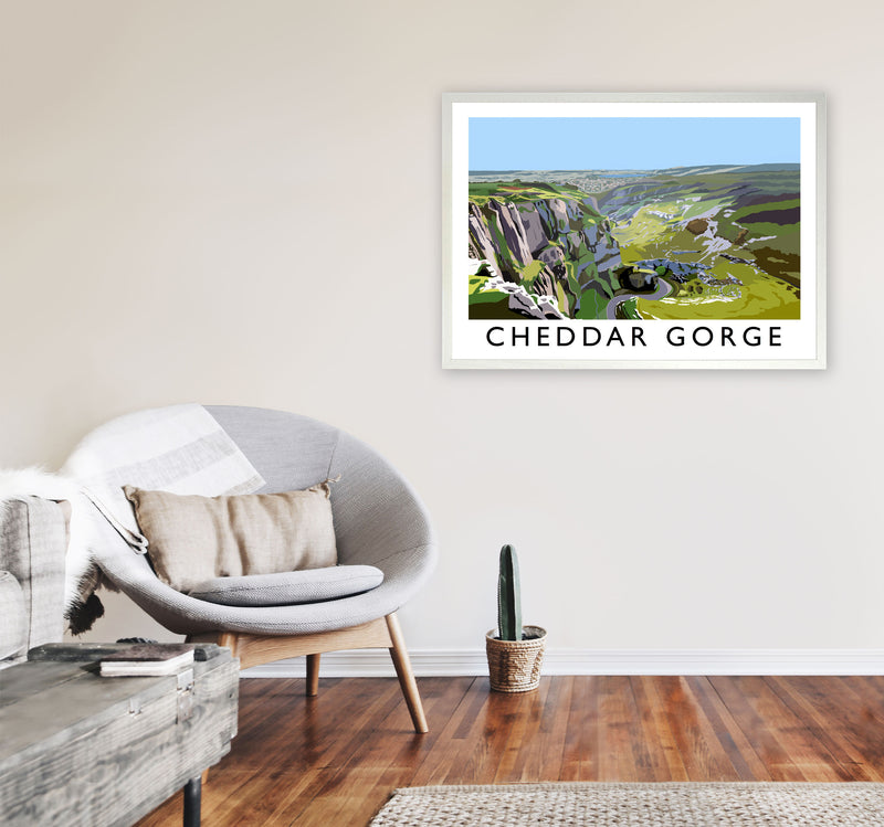 Cheddar Gorge by Richard O'Neill A1 Oak Frame