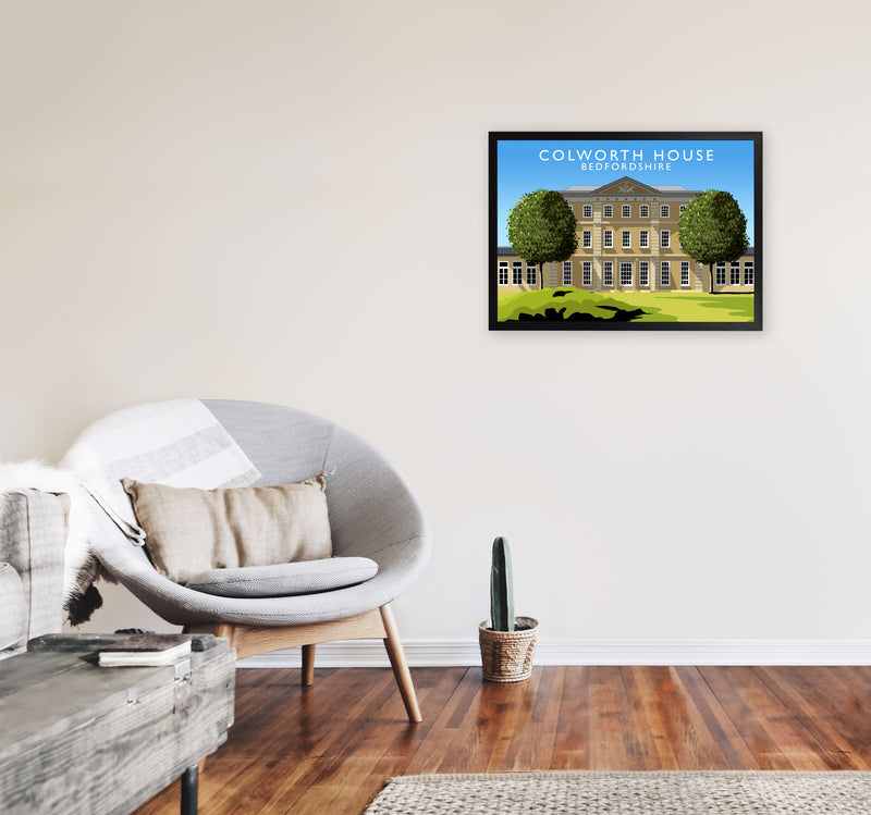Colworth House by Richard O'Neill A2 White Frame