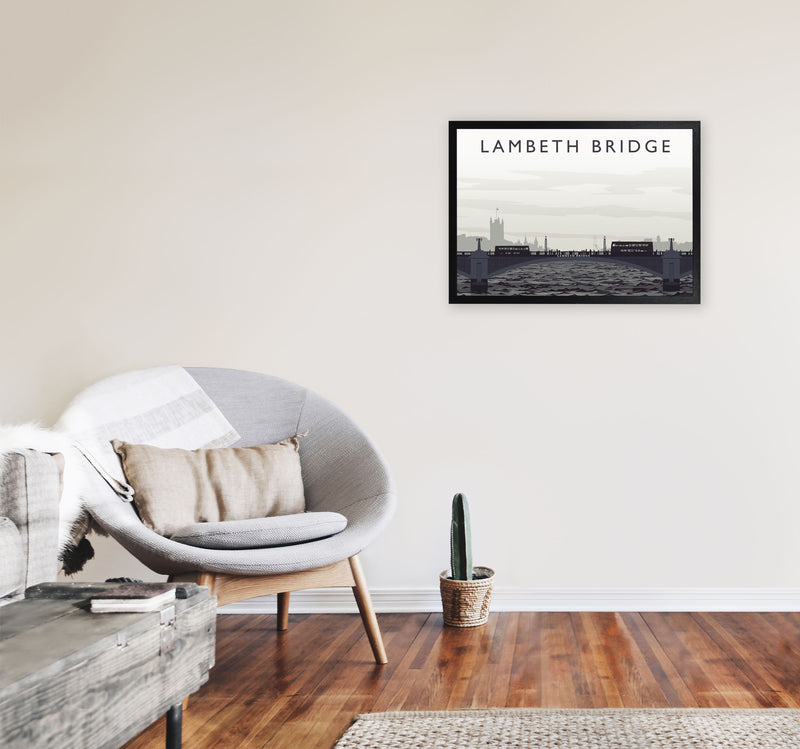 Lambeth Bridge by Richard O'Neill A2 White Frame
