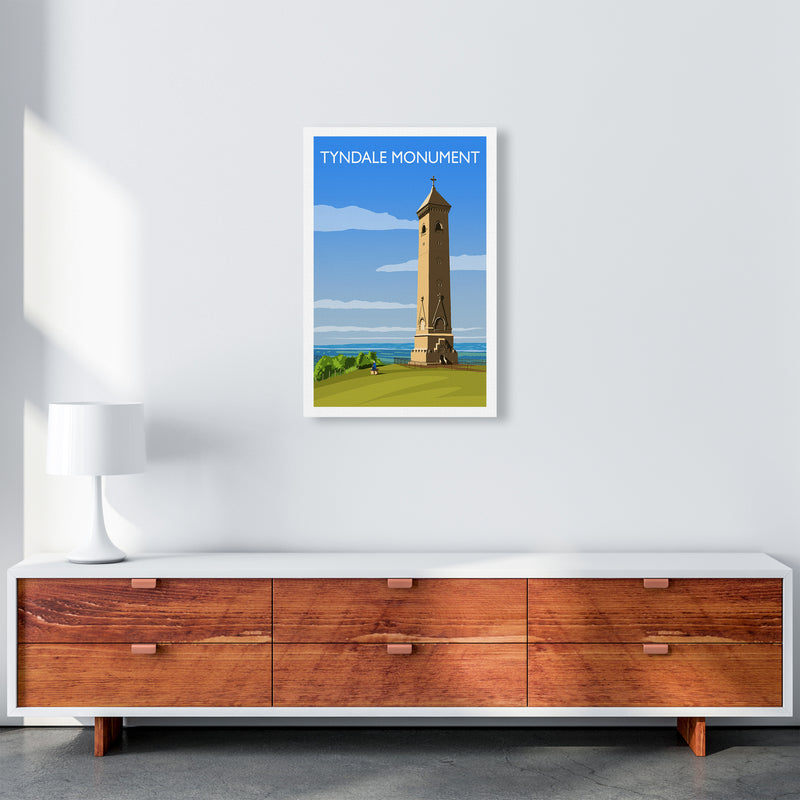 Tyndale Monument Travel Art Print by Richard O'Neill A2 Canvas