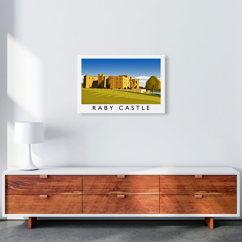 Raby Castle 2 Travel Art Print by Richard O'Neill A2 Canvas