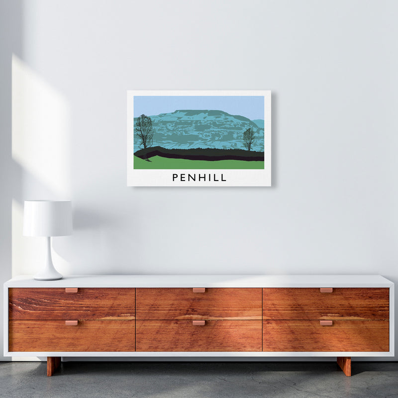 Penhill Art Print by Richard O'Neill A2 Canvas