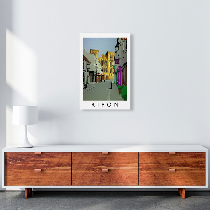 Ripon by Richard O'Neill Yorkshire Art Print, Vintage Travel Poster A2 Canvas
