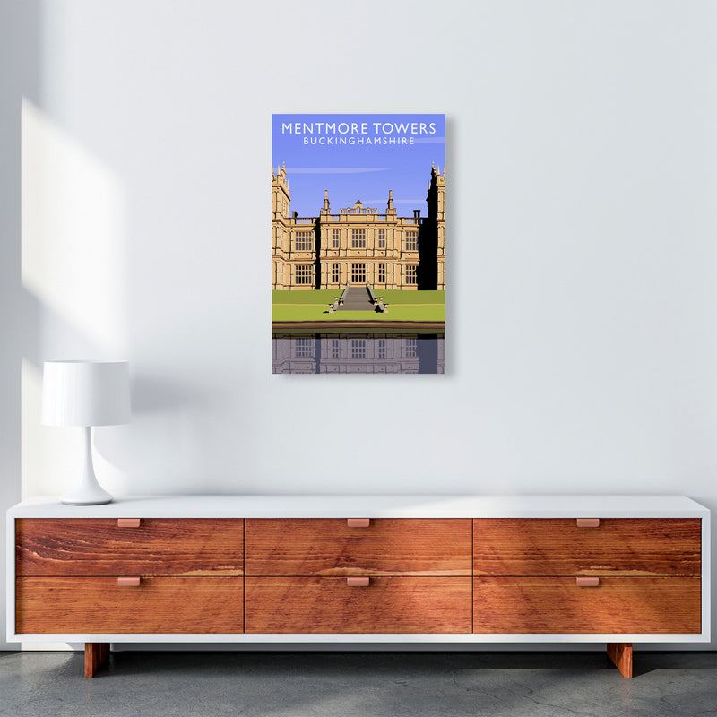 Mentmore Towers (Portrait) by Richard O'Neill A2 Canvas