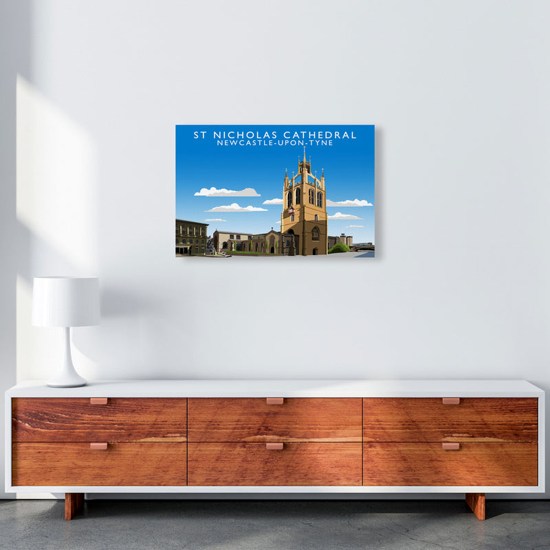 St Nicholas Cathedral Newcastle-Upon-Tyne Art Print by Richard O'Neill A2 Canvas