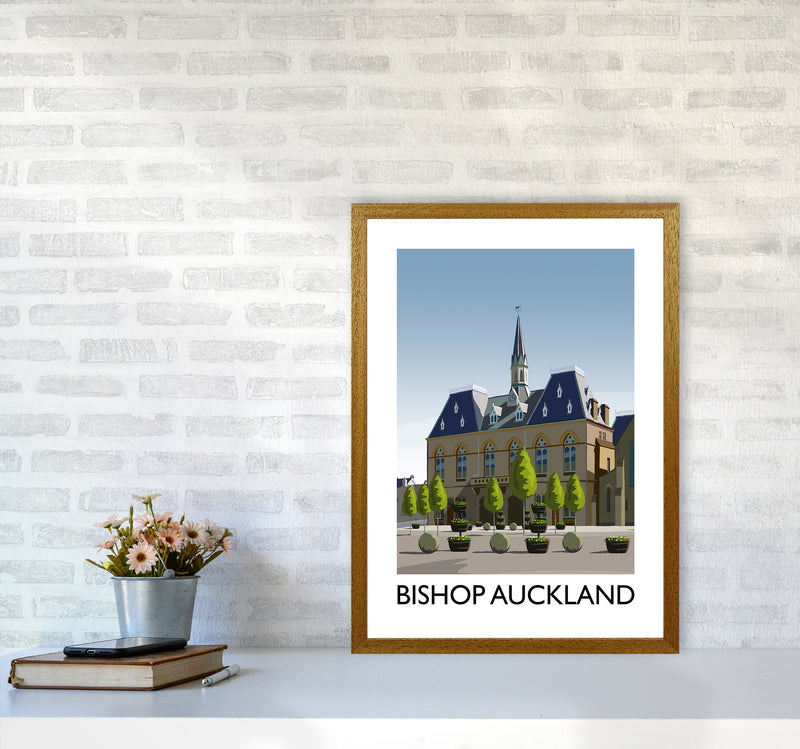 Bishop Auckland Portrait Art Print by Richard O'Neill A2 Print Only