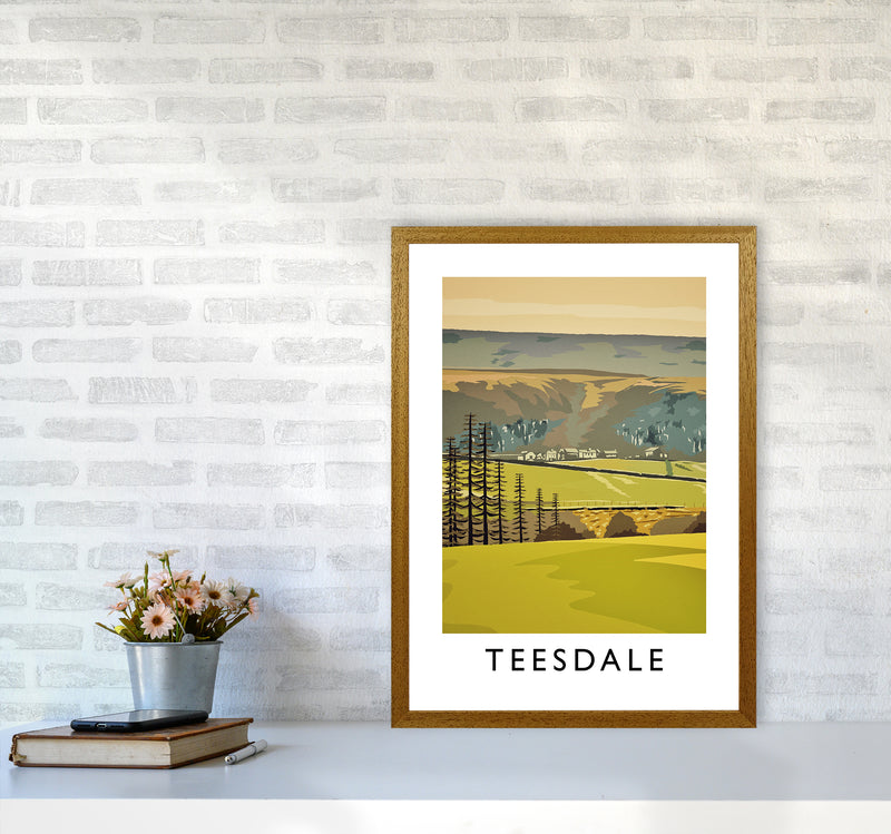 Teesdale Portrait Art Print by Richard O'Neill A2 Print Only