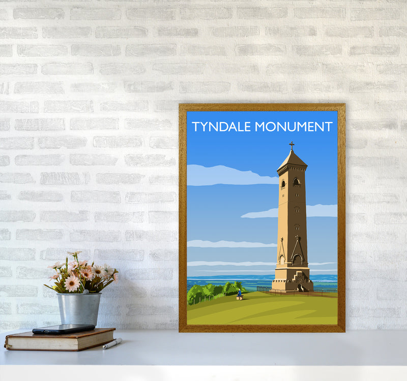 Tyndale Monument Travel Art Print by Richard O'Neill A2 Print Only