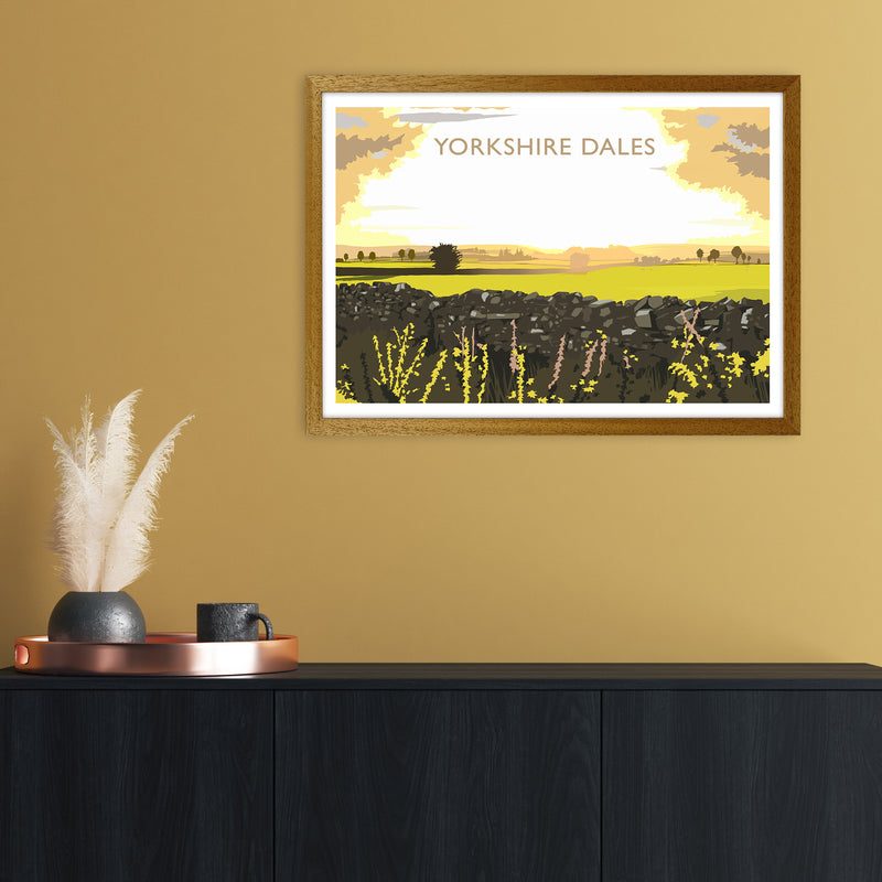 Yorkshire Dales Travel Art Print by Richard O'Neill A2 Print Only