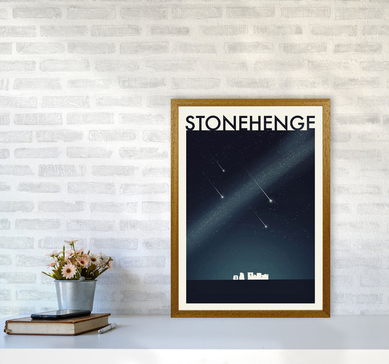 Stonehenge 2 (Night) Travel Art Print by Richard O'Neill A2 Print Only