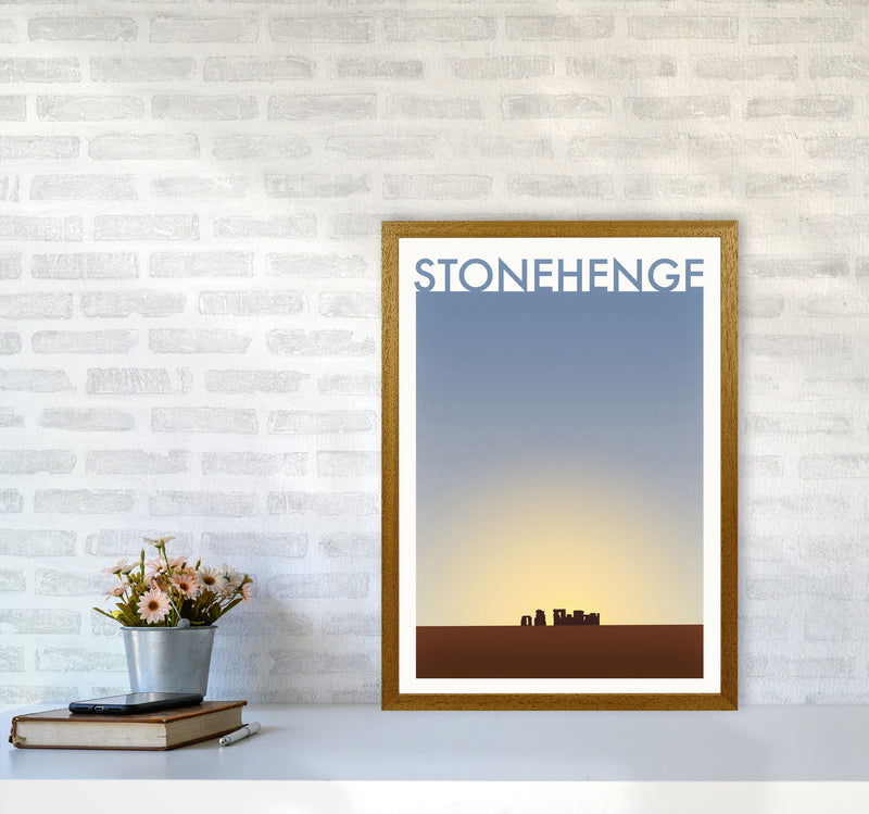 Stonehenge 2 (Day) Travel Art Print by Richard O'Neill A2 Print Only