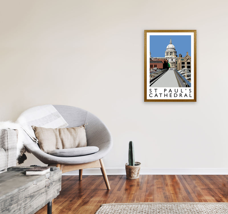 St Pauls Cathedral by Richard O'Neill A2 Print Only