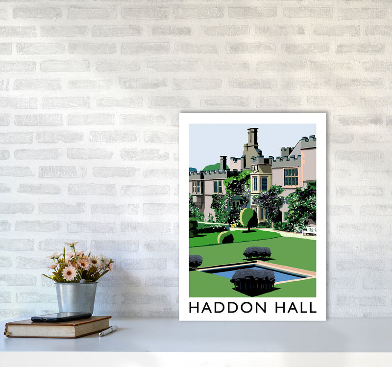 Haddon Hall by Richard O'Neill A2 Black Frame