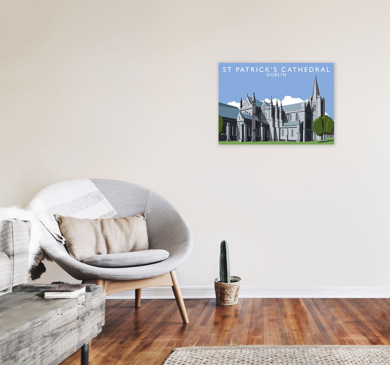 St. Patricks Cathedral by Richard O'Neill A2 Black Frame