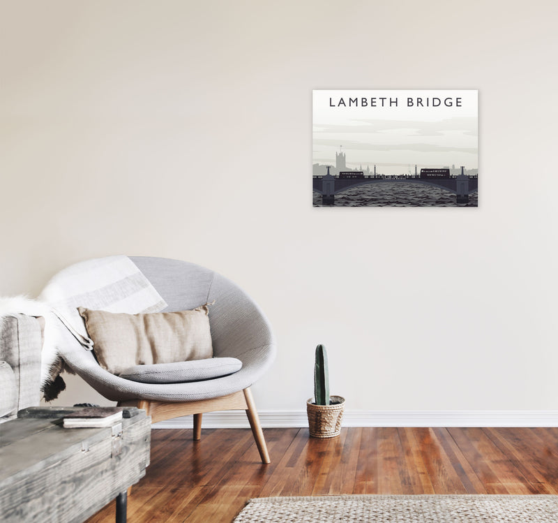 Lambeth Bridge by Richard O'Neill A2 Black Frame