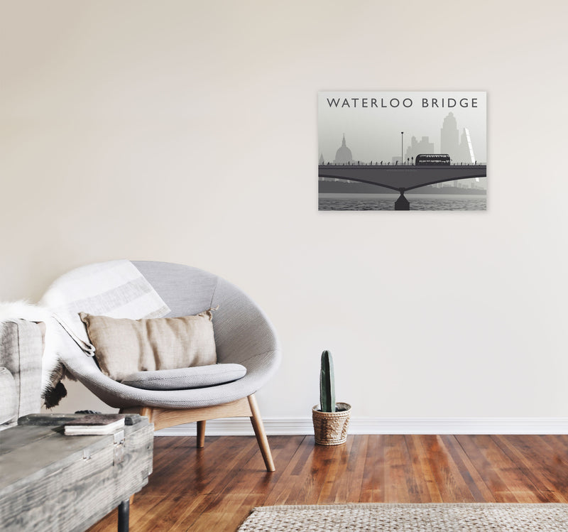 Waterloo Bridge by Richard O'Neill A2 Black Frame