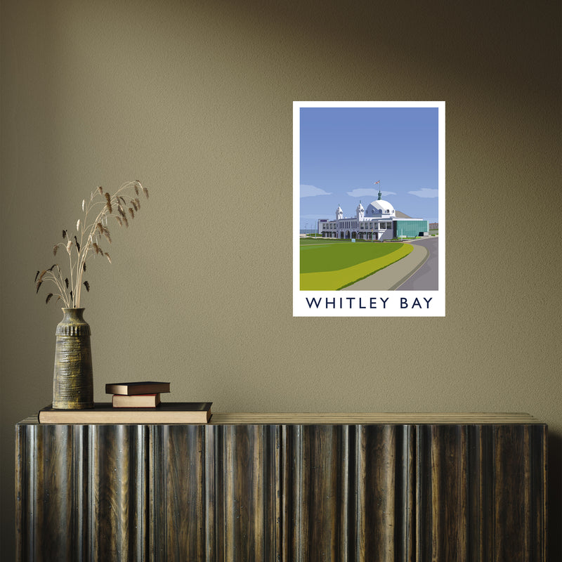 Whitley Bay portrait by Richard O'Neill A2 Print Only