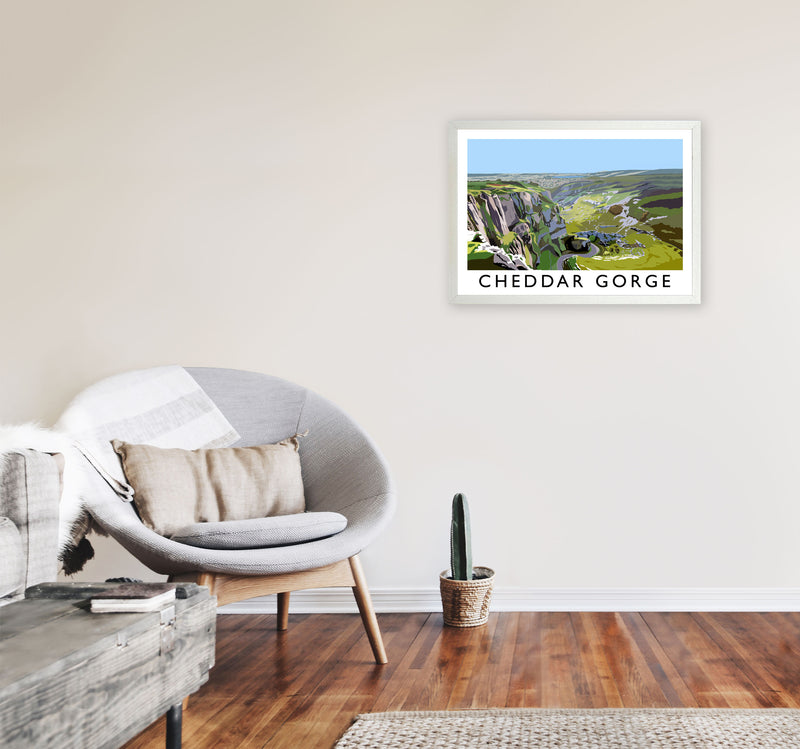 Cheddar Gorge by Richard O'Neill A2 Oak Frame