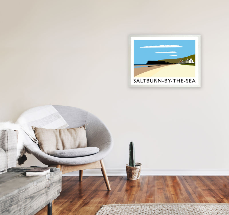 Saltburn-by-the-sea by Richard O'Neill A2 Oak Frame