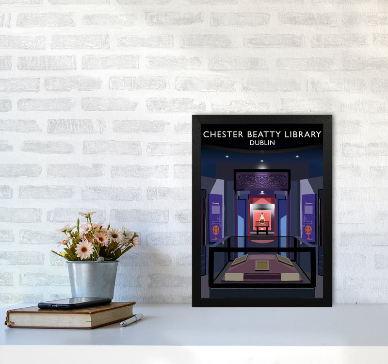 Chester Beatty Library by Richard O'Neill A3 White Frame