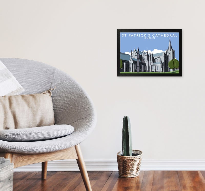 St. Patricks Cathedral by Richard O'Neill A3 White Frame