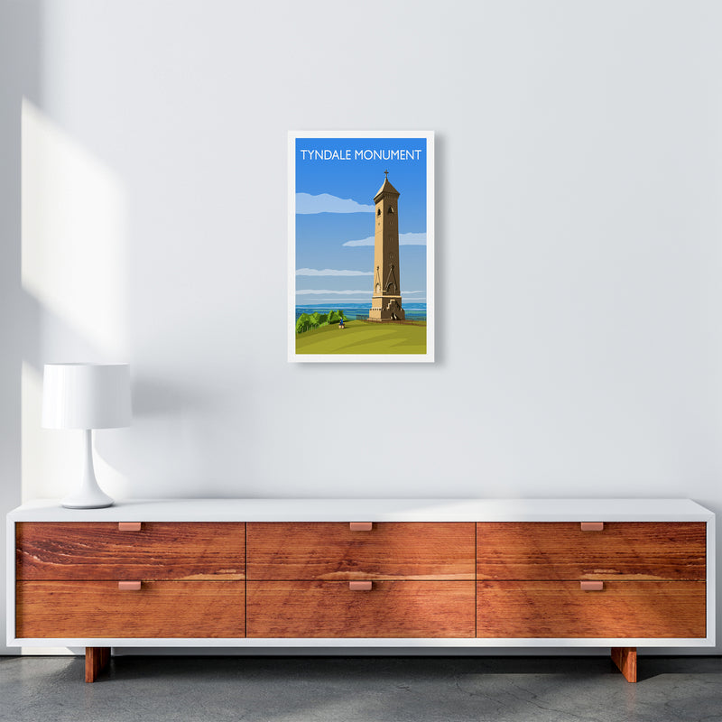 Tyndale Monument Travel Art Print by Richard O'Neill A3 Canvas