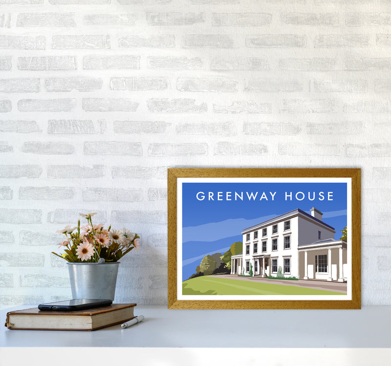 Greenway House Art Print by Richard O'Neill A3 Print Only