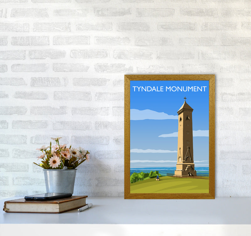 Tyndale Monument Travel Art Print by Richard O'Neill A3 Print Only
