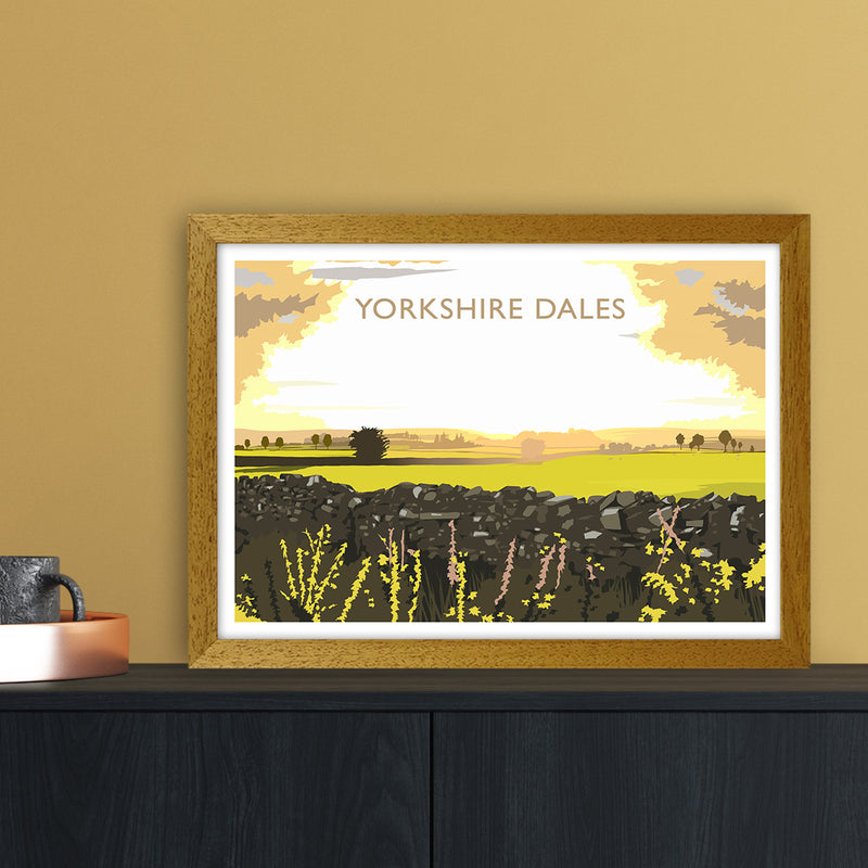 Yorkshire Dales Travel Art Print by Richard O'Neill A3 Print Only