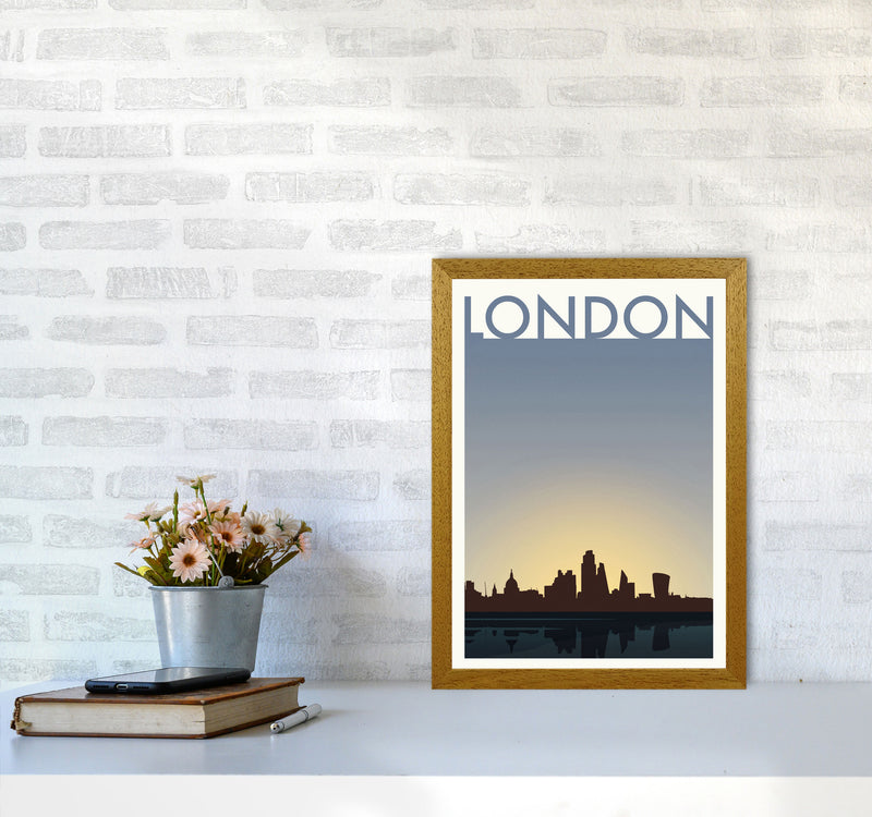 London 4 (Day) Travel Art Print by Richard O'Neill A3 Print Only